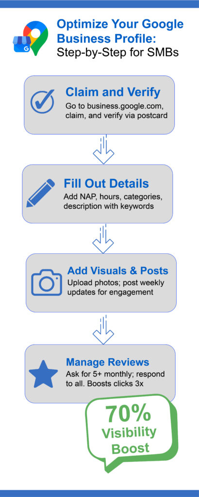 OPtimize your Google Business Profile:
Step by Step for SMBs